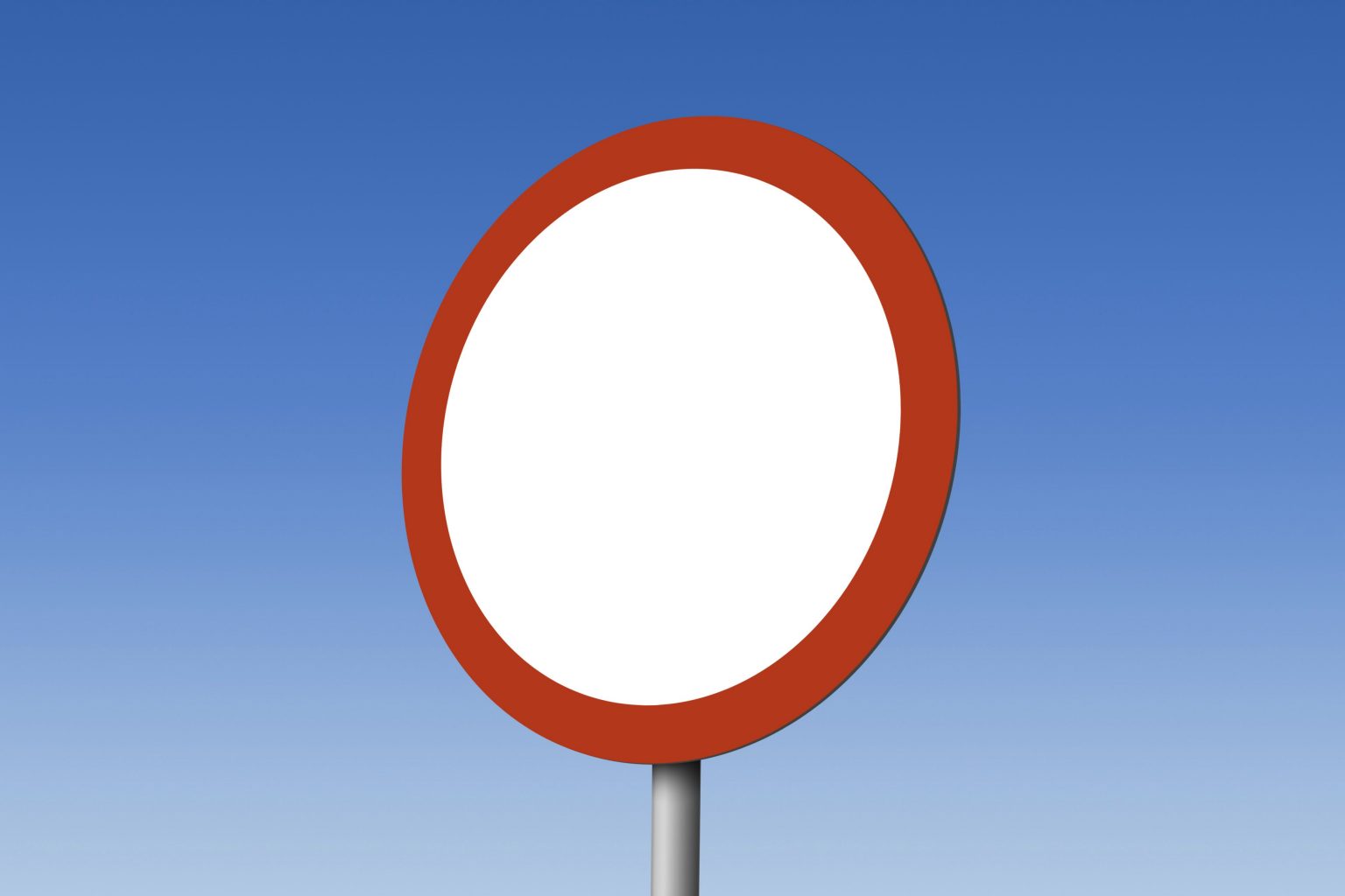 Zakaz ruchu w obu kierunkach – znak B-1 - Blog znakowo.pl