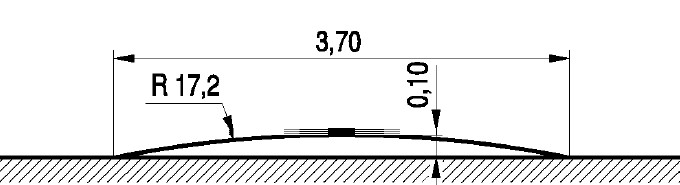 próg listwowy u-16a