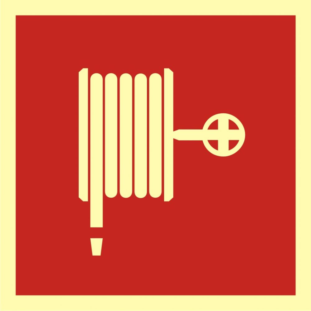 Hydrant wewnentrzny - znak przeciwpozarowy - stara norma