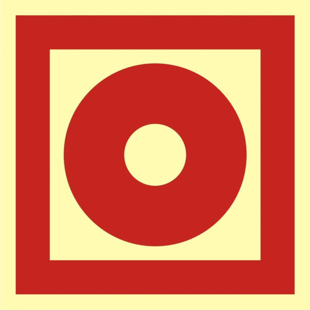 Uruchamianie reczne - znak przeciwpozarowy - stara norma