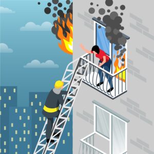 Drabina pożarnicza a drabina ewakuacyjna – zastosowanie i oznakowanie