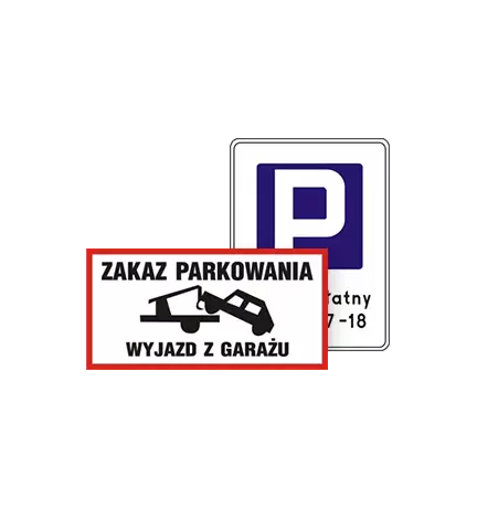 Znaki drogowe parkowanie