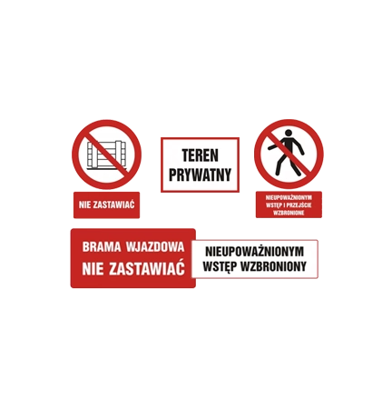 Tabliczki na bramę na zamówienie