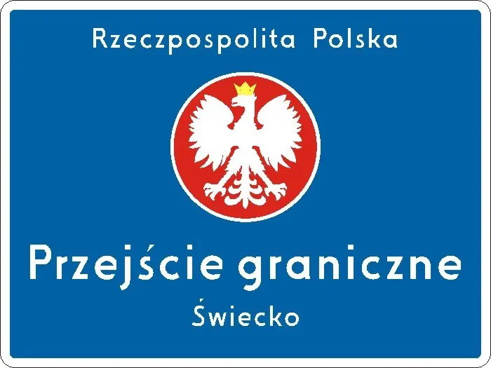 Znak F-1 drogowy uzupełniający