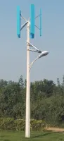 Turbina wiatrowa pozioma na słupie