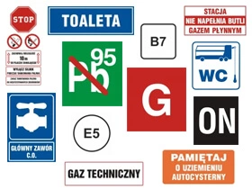 Oznakowanie stacji paliw